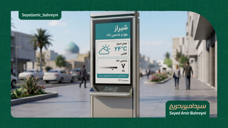 ایستگاه های هوشمند پایش کیفی و هشداردهنده آنی اشعهUV و ذرات معلق